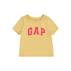GAP Tričko  pastelově žlutá / pink