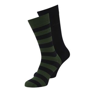 GANT Ponožky  zelená / černá