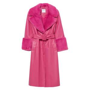 Bershka Přechodný kabát  pink